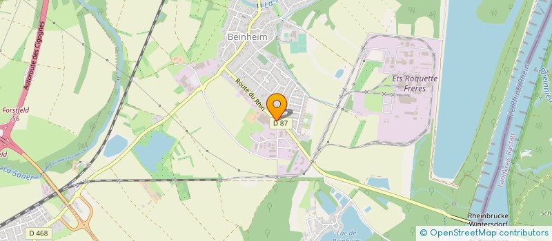 localisation de l'entreprise CABINET MEDICAL DU DOCTEUR URIBE  BEINHEIM