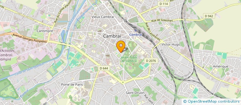 localisation de l'entreprise CABINET MEDICAL DU DOCTEUR VINCENT LANSIAUX  CAMBRAI