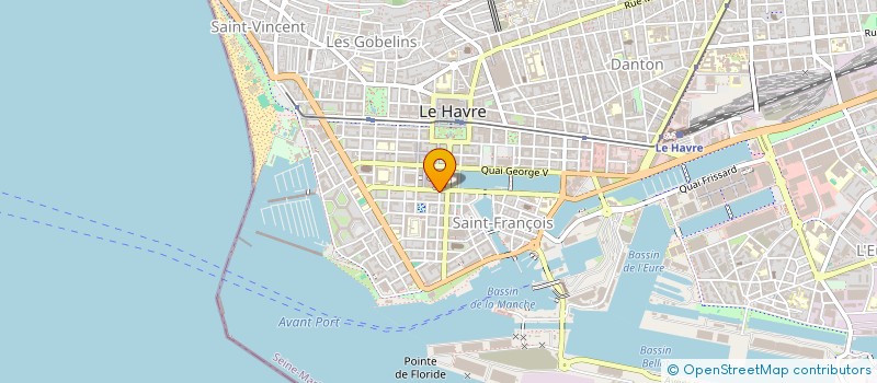 localisation de l'entreprise CABINET MEDICAL DU FORUM à LE HAVRE