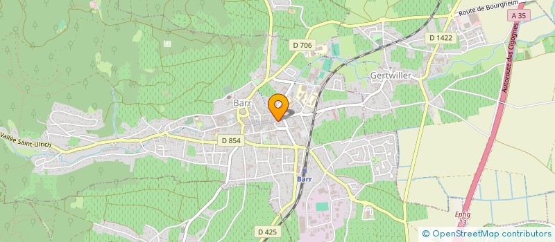 localisation de l'entreprise CABINET MEDICAL DU LANDSBERG  BARR