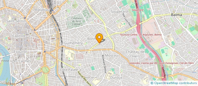 localisation de l'entreprise CABINET MEDICAL DU LEVANT à TOULOUSE