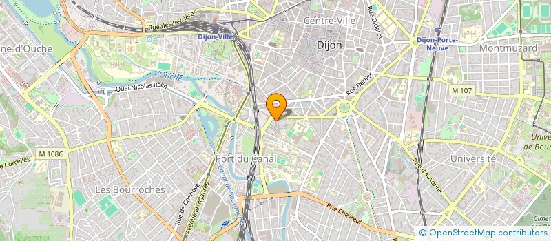 localisation de l'entreprise CABINET MEDICAL DU PETIT CITEAUX  DIJON