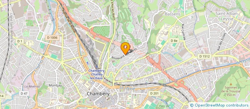 localisation de l'entreprise CABINET MEDICAL DU VERNEY  CHAMBERY