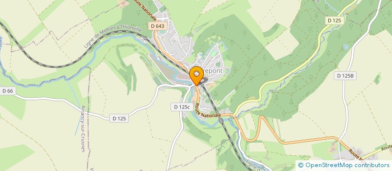 localisation de l'entreprise CABINET MEDICAL DURUPT MARTINATO  PIERREPONT