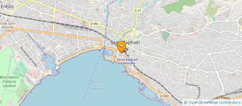 localisation de l'entreprise CABINET MEDICAL F.N.M.C. à SAINT-RAPHAEL