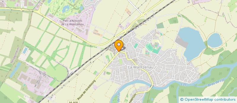 localisation de l'entreprise CABINET MEDICAL FUSION  LA WANTZENAU