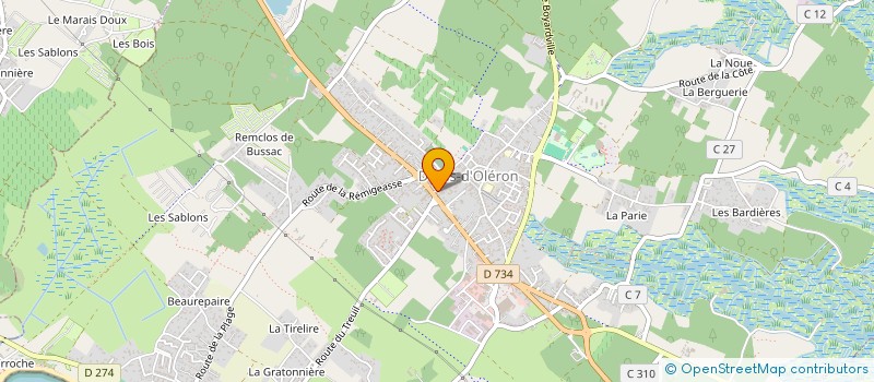 localisation de l'entreprise CABINET MEDICAL GENDRE FELIX JEANNOT  DOLUS-D'OLERON