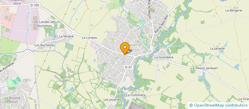 localisation de l'entreprise CABINET MEDICAL GOUZIEN LUGAND BRENUGAT à DOMPIERRE-SUR-YON