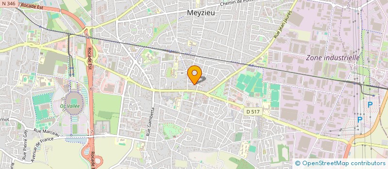 localisation de l'entreprise CABINET MEDICAL HERMES  MEYZIEU