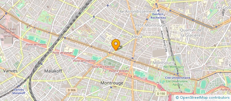 localisation de l'entreprise CABINET MEDICAL JACQUELINE WARNET  PARIS