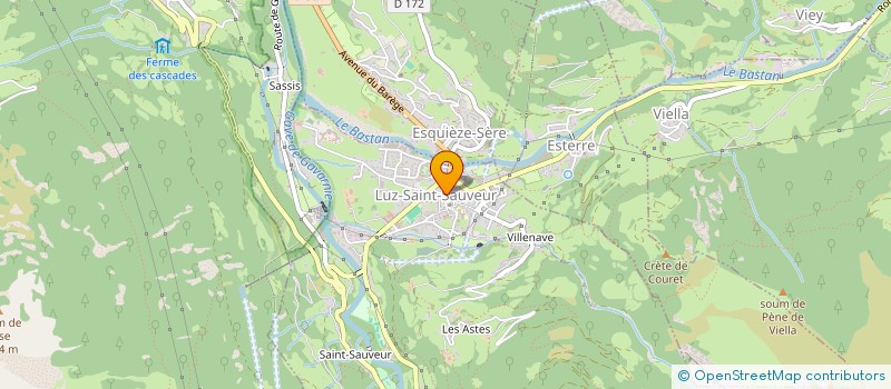 localisation de l'entreprise CABINET MEDICAL L ARDIDEN SCM  LUZ-SAINT-SAUVEUR