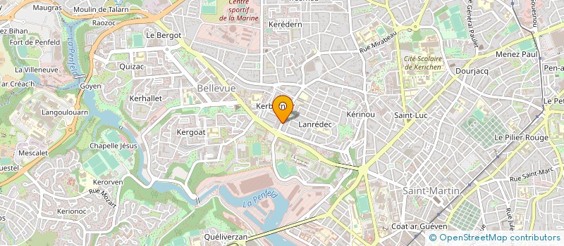 localisation de l'entreprise CABINET MEDICAL LANGEVIN à BREST