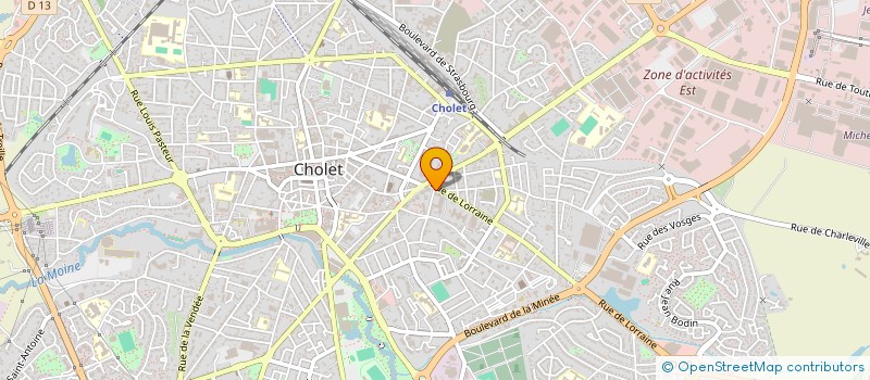 localisation de l'entreprise CABINET MEDICAL LE PENNEC à CHOLET
