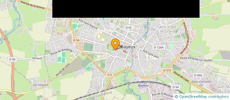 localisation de l'entreprise CABINET MEDICAL LECLERC ROCHER à BAYEUX