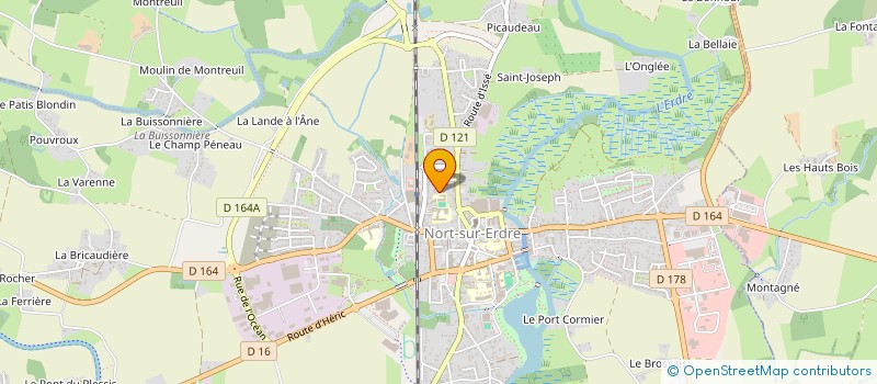 localisation de l'entreprise CABINET MEDICAL LES MIMOSAS  NORT-SUR-ERDRE