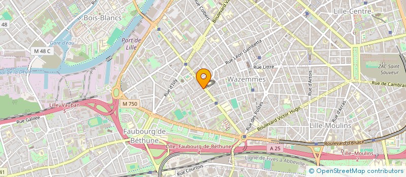 localisation de l'entreprise CABINET MEDICAL LILLE-OUEST à LILLE