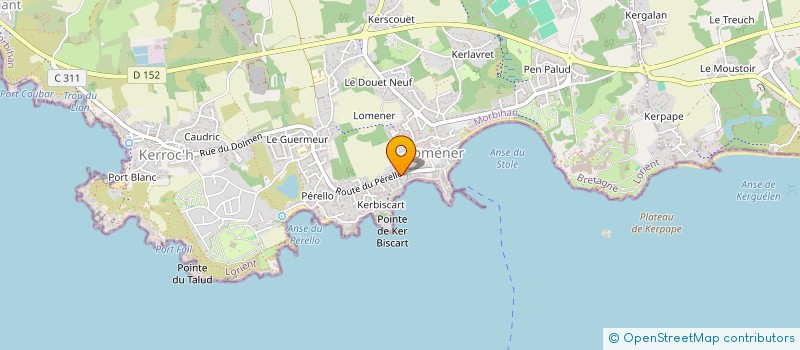 localisation de l'entreprise CABINET MEDICAL LOMENER à PLOEMEUR