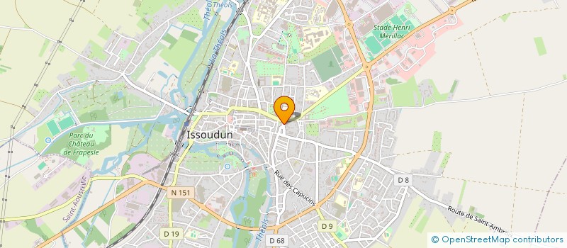 localisation de l'entreprise CABINET MEDICAL MARMOUSE  ISSOUDUN