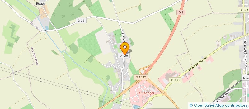 localisation de l'entreprise CABINET MEDICAL N 2 à CHAUNY