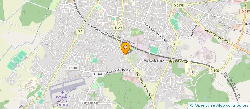 localisation de l'entreprise CABINET MEDICAL PALE à DAX