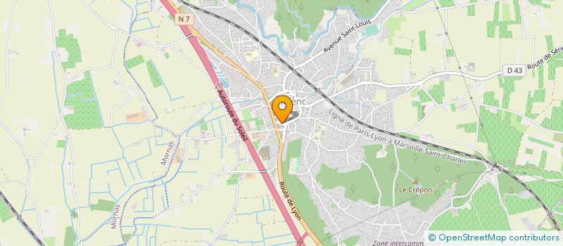 localisation de l'entreprise CABINET MEDICAL PEYSSON ET ADDALA  PIOLENC