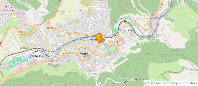 localisation de l'entreprise CABINET MEDICAL PIENCOURT  MENDE