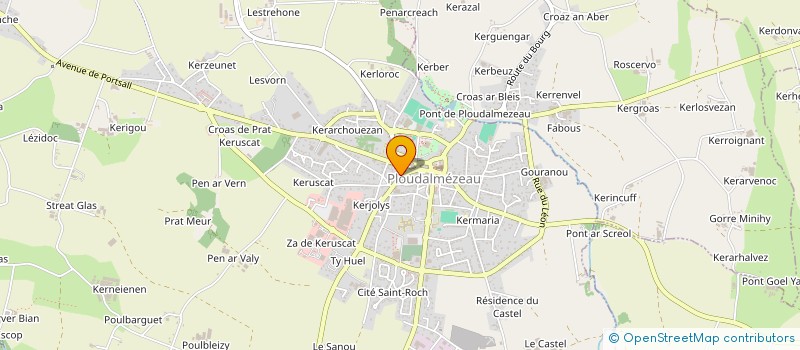 localisation de l'entreprise CABINET MEDICAL PLOUDALMEZAEU à PLOUDALMEZEAU