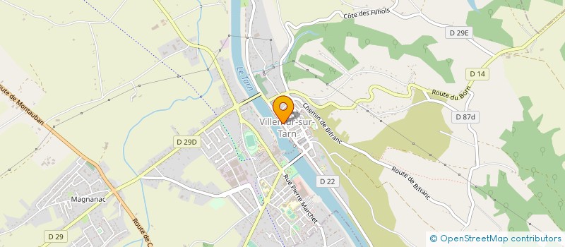 localisation de l'entreprise CABINET MEDICAL PONCELET & SPARANO à VILLEMUR-SUR-TARN