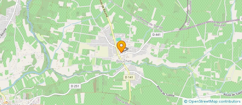 localisation de l'entreprise CABINET MEDICAL PRADIER  BOUCHET