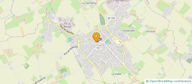 localisation de l'entreprise CABINET MEDICAL SACRE CRAMET ET HONORE à LINSELLES