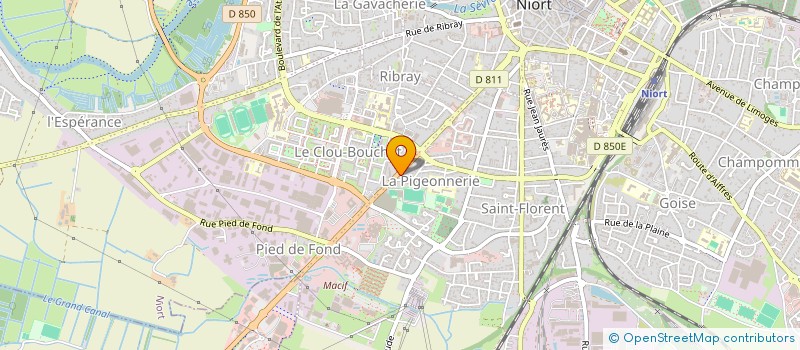 localisation de l'entreprise CABINET MEDICAL SAINT JEAN à NIORT