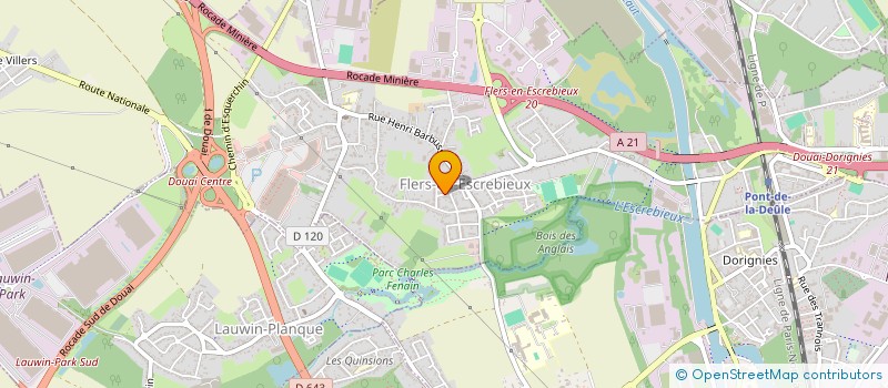 localisation de l'entreprise CABINET MEDICAL SAINTE MICHELE  FLERS-EN-ESCREBIEUX