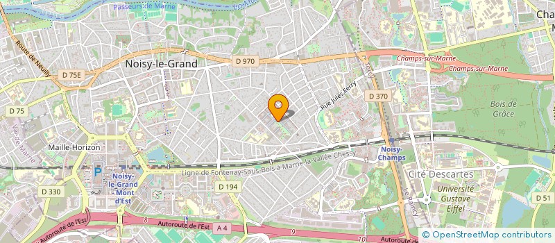 localisation de l'entreprise CABINET MEDICAL SANAVY NOISY  NOISY-LE-GRAND