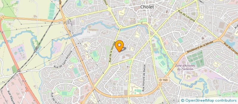 localisation de l'entreprise CABINET MEDICAL SULMONT GROFF à CHOLET