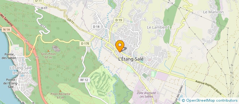 localisation de l'entreprise CABINET MEDICAL TAMARINIER à L'ETANG-SALE