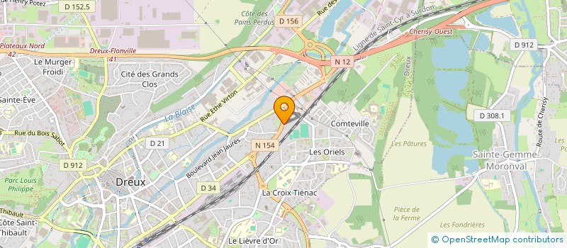 localisation de l'entreprise CABINET MEDICAL UNION SANTE à DREUX