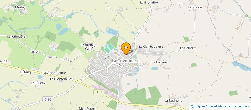 localisation de l'entreprise CABINET MEDICALE DE LA GUYONNIERE à MONTAIGU-VENDEE