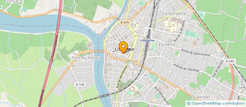 localisation de l'entreprise CABINET MEDUSA à LIBOURNE