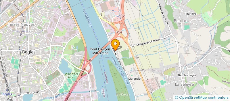 localisation de l'entreprise CABINET MELE  BOULIAC