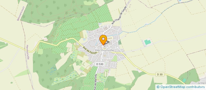 localisation de l'entreprise CABINET MENNINGA  HERMONVILLE