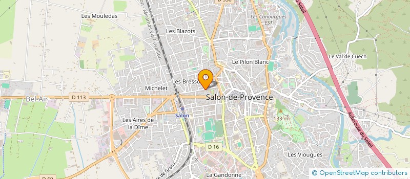 localisation de l'entreprise CABINET MERIDIONAL D'EXPERTISE à SALON-DE-PROVENCE
