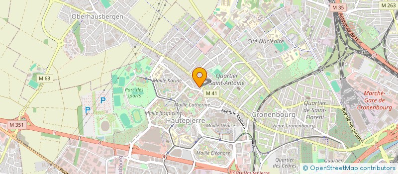 localisation de l'entreprise CABINET MERIOT à STRASBOURG