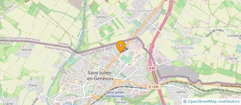 localisation de l'entreprise CABINET MEROTTO  SAINT-JULIEN-EN-GENEVOIS