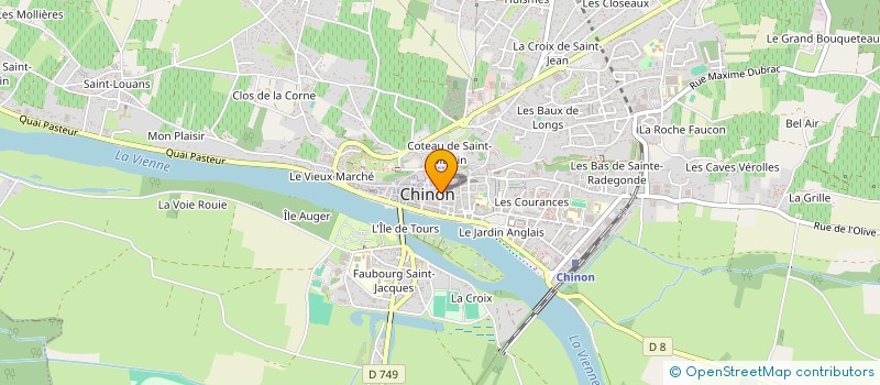 localisation de l'entreprise CABINET METAIS-BERTRAND à CHINON