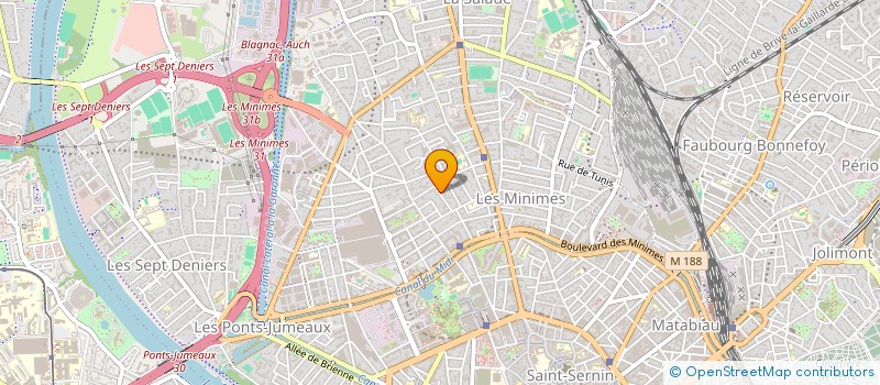 localisation de l'entreprise CABINET METRES ET COORDINATION BATIMENT à TOULOUSE