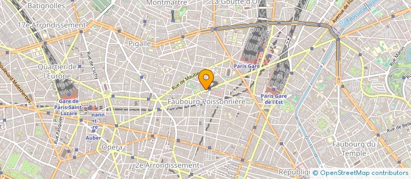 localisation de l'entreprise CABINET MICHEL FOURNET ET CIE  PARIS