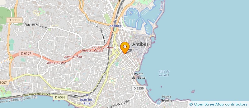 localisation de l'entreprise CABINET MICHOT à ANTIBES