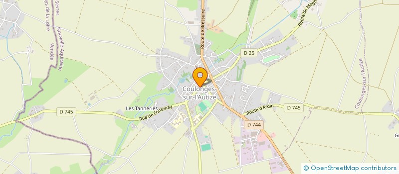 localisation de l'entreprise CABINET MILANESE PAPOT INGENIERIE  COULONGES-SUR-L'AUTIZE