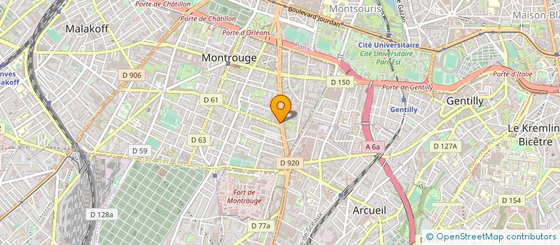 localisation de l'entreprise CABINET MINNE à MONTROUGE