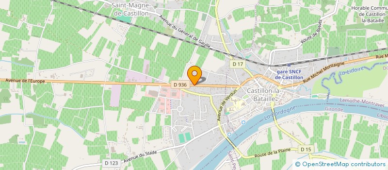 localisation de l'entreprise CABINET MIO à SAINT-MAGNE-DE-CASTILLON